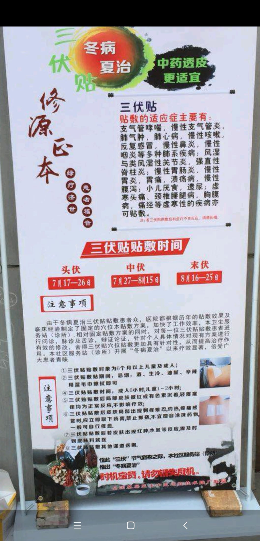 1、介紹三伏貼敷